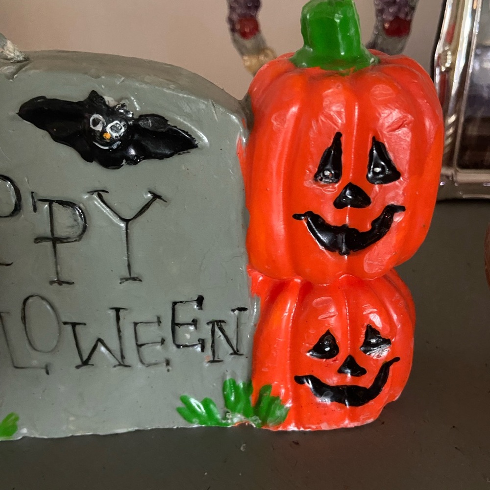 Vintage Halloween Wax Candle - Picture 4 of 6